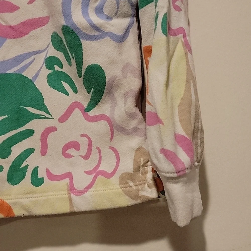 Baby gap floral sweatshirt crew size 4 toddler baby kids
